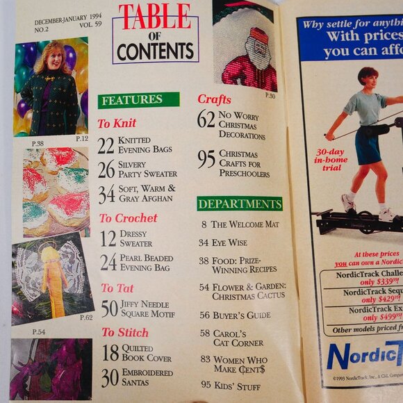 The Workbasket Craft Magazines Lot of 9 - Needlework Crochet & DIY 1981-95 - Picture 5 of 16